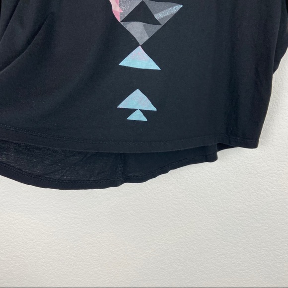 LUCY Activewear Oversized Crop T Shirt Small - Picture 3 of 4